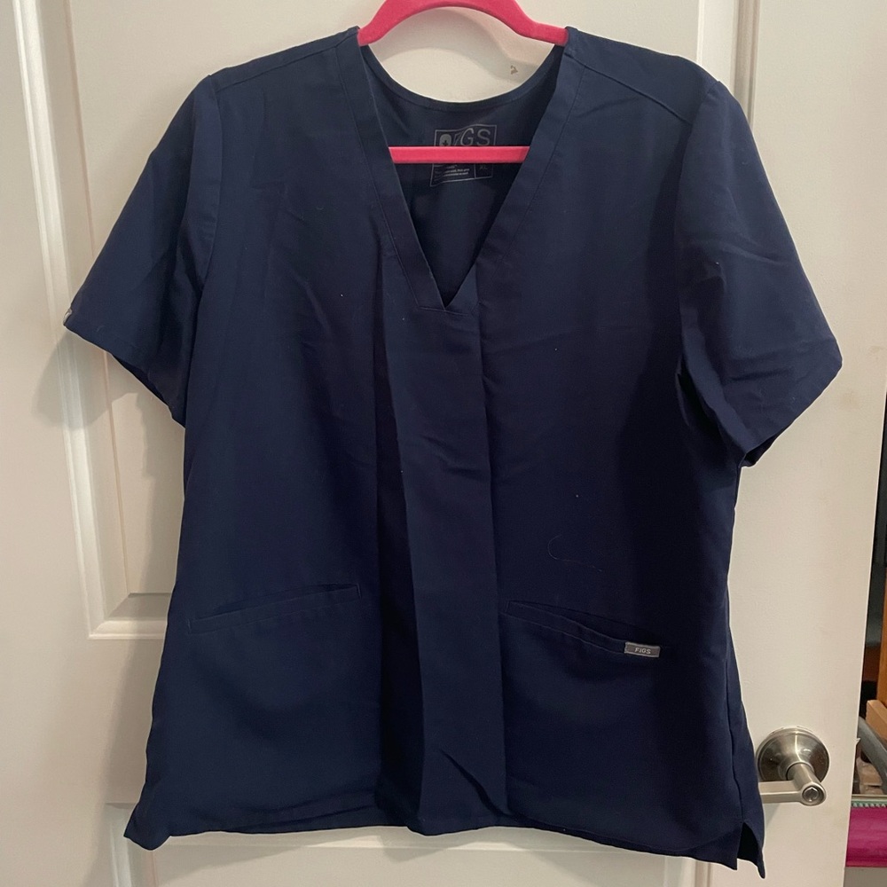 FIGS SCRUBS WOMEN XL NAVY